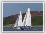 Sailing off Davaar Island, Kintyre