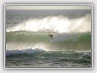 Surfing at Westport, Kintyre